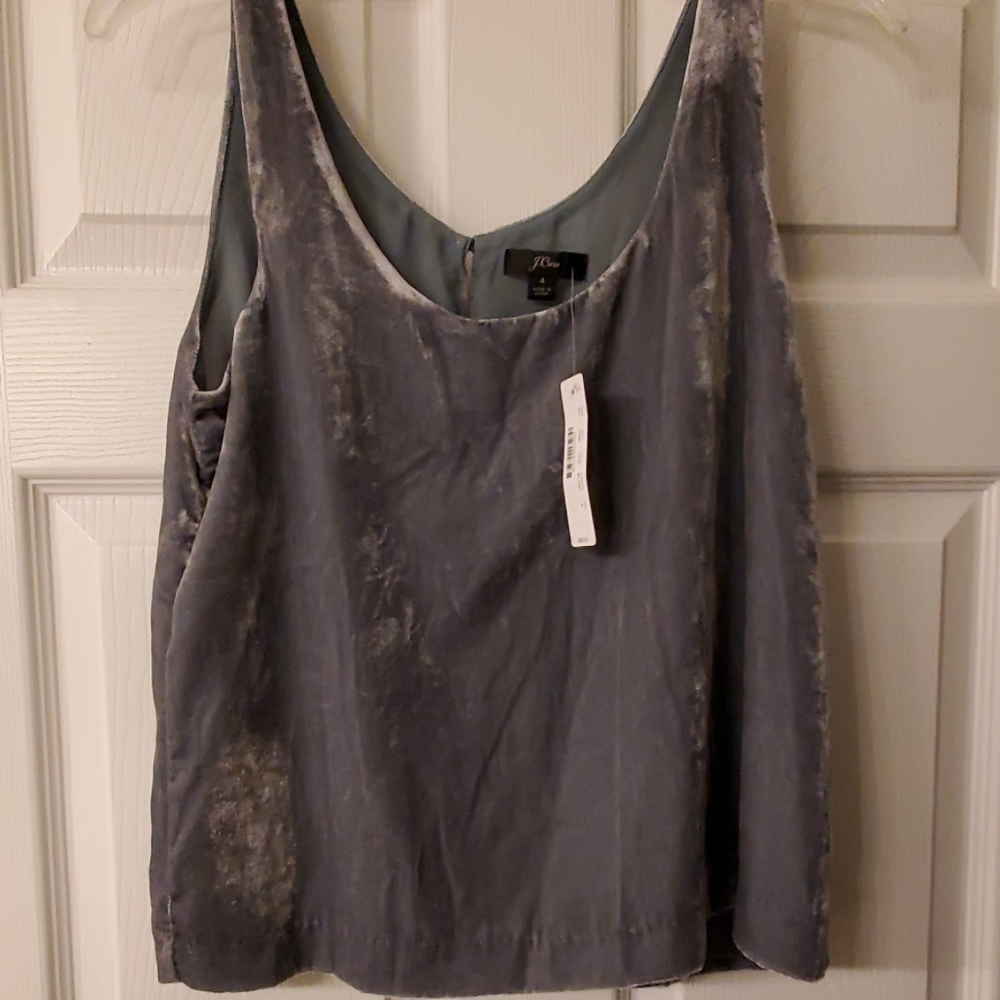 Jcrew velvet top